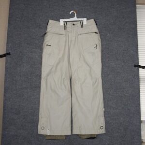 Bonfire Snowboarding Company Pants Mens M Beige Insulated Ski Snowboard Gear